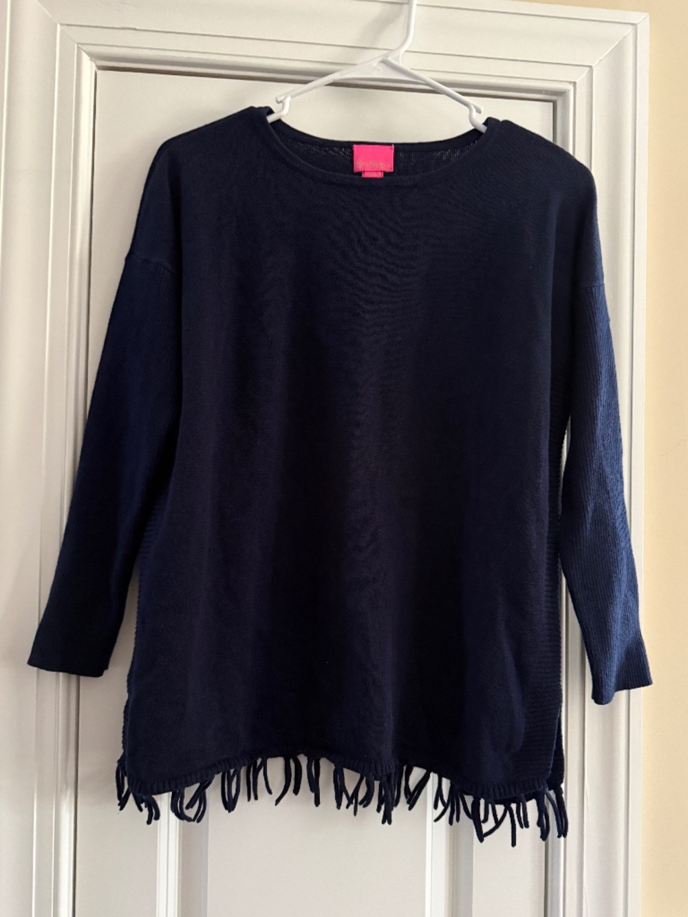 Lilly Pulitzer Mini Ramona Sweater (Girls) in True Navy Size Medium 6/7
